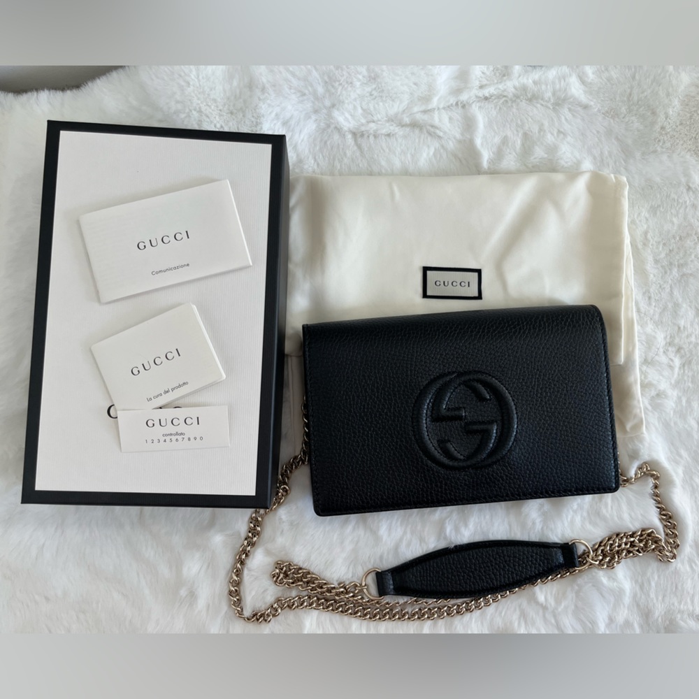 Gucci Soho Chain Wallet/Bag